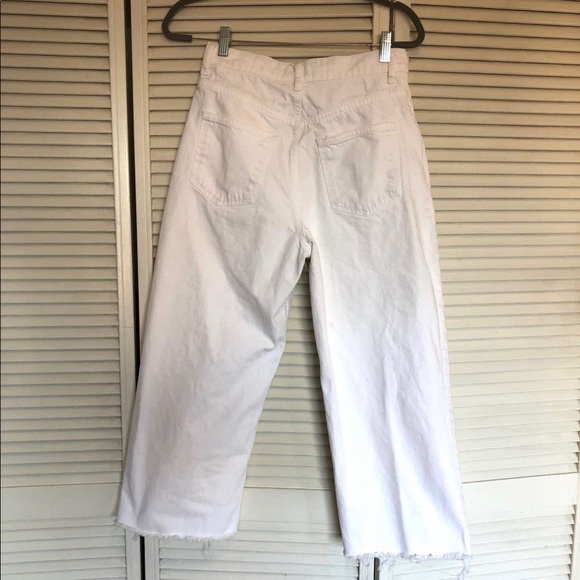 Zara wide leg white jeans - Picture 2 of 2